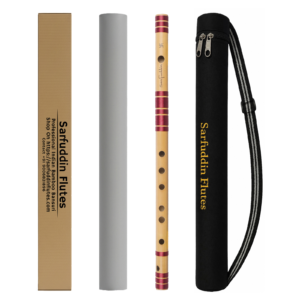 Sarfuddin Flutes C Sharp Medium Bansuri 18 inches Clearance Sale Bamboo Handmade Traditional Flute Tuned 440hz