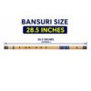 F BASE SIZE Sarfuddin Flutes F Natural Base Bansuri 28.5 inches Premium Quality Bamboo Handmade Traditional Flute Tuned 440hz With Carry Bag