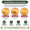 Natural Bamboo Sarfuddin Flutes B Natural Base Bansuri 21 inches Premium Quality Bamboo Handmade Traditional Flute Tuned 440hz With Carry Bag