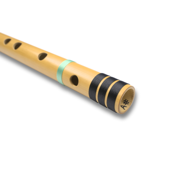 Sarfuddin Flutes A Sharp Base Bansuri 22 inches Premium Quality Tuned 440hz Bamboo Handmade Traditional Flute With Carry Bag