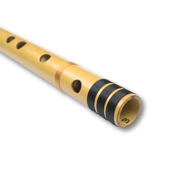 Untitled design (21) Sarfuddin Flutes B Natural Base Bansuri 21 inches Premium Quality Bamboo Handmade Traditional Flute Tuned 440hz With Carry Bag