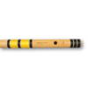 Sarfuddin Flutes C Natural Base Bansuri 36 inches Premium Quality Bamboo Handmade Traditional Flute Tuned 440Hz With Carry Bag