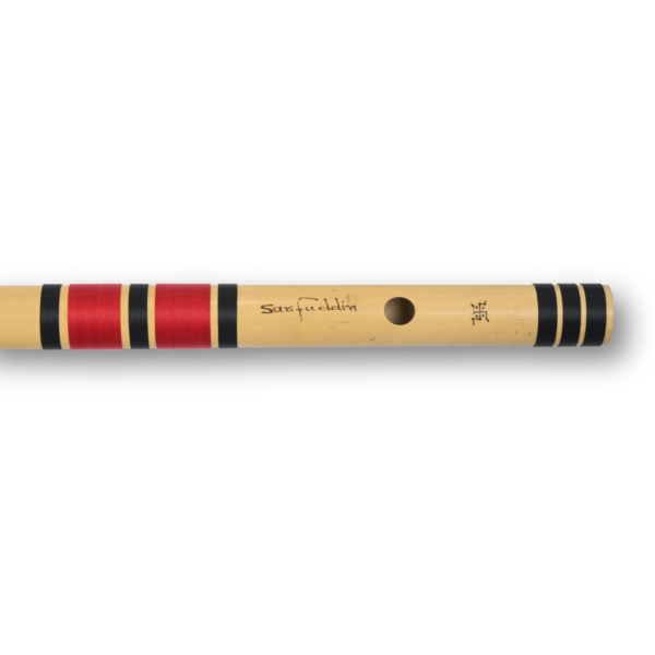 Untitled design (39) Sarfuddin Flutes G Natural Base Bansuri 25 inches Premium Quality Bamboo Handmade Traditional Flute Tuned 440hz With Carry Bag