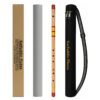 Sarfuddin Flutes E Natural Base Bansuri 30 inches Premium Quality Bamboo Handmade Traditional Flute Tuned 440hz With Carry Bag