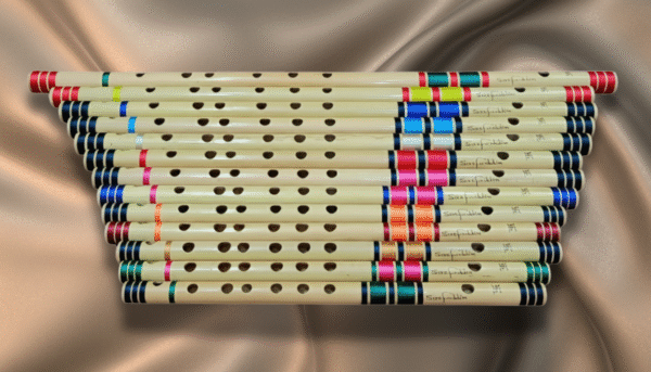 Untitled design (7) Sarfuddin Flutes 13 Bansuri Combo Set Premium Quality Bamboo Handmade Traditional Flutes Tuned 440hz With Semi Hard Case