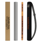 Sarfuddin Flutes C Natural Base 36 Inches Oil Treated Fry Bamboo Handmade Traditional Flute Bansuri Tuned 432Hz With Carry Bag