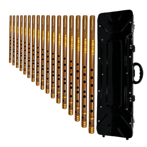 fry straight full sets Sarfuddin Flutes 17 Straight Bansuri Combo Set ( E,F,F#,G,G#,A,A#,B,C,C#,D,D#,E,F,F#,G & G# ) Tuned 440hz Handmade Traditional Fry Bamboo Flutes With Hard Case