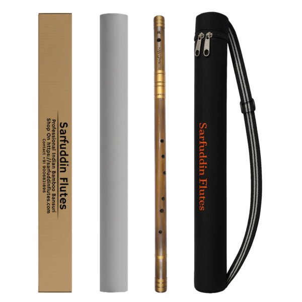 b sankh fry Sarfuddin Flutes B Sankh 39.5 Inches Special Long Bansuri Handmade Traditiona Fry Bamboo Flute Tuned 440hz With Carry Bag